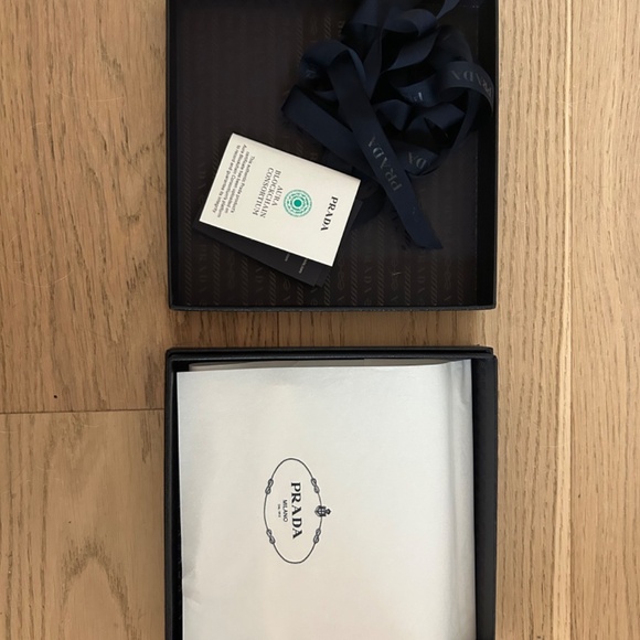 Prada Saffiano Leather Mini Pouch Bag - Picture 4 of 5